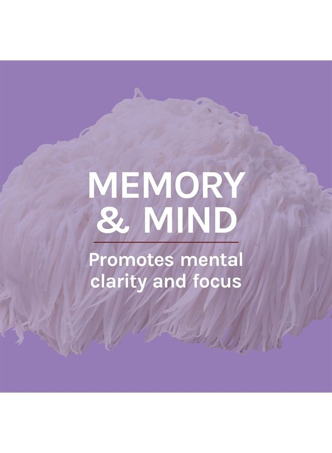 Host Defense , Lion's Mane Capsules, Promotes Mental Clarity, Focus and Memory, Mushroom Supplement, 60 Count - Image 4