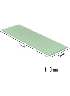 Wozlo 1.0MM*22*70MM Thermal Pad M2 SSD Chipset Cooler - 7X2CM Silicone Conductor - Green - 6W/MK  - Image 5