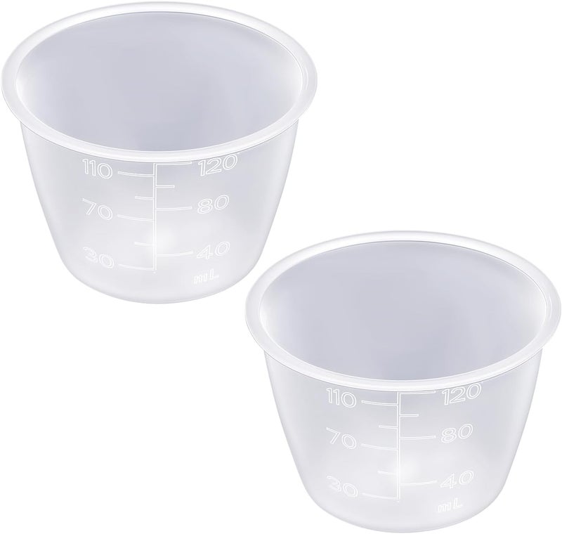 Styquenzer 2 PCS Laundry Detergent Cup Laundry Measuring Cup for Liquid Detergent Washable Laundry Measuring Cup Reusable Plastic Liquid Measuring Cups for Home - Image 1