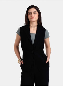 One-Button Closure Vest
