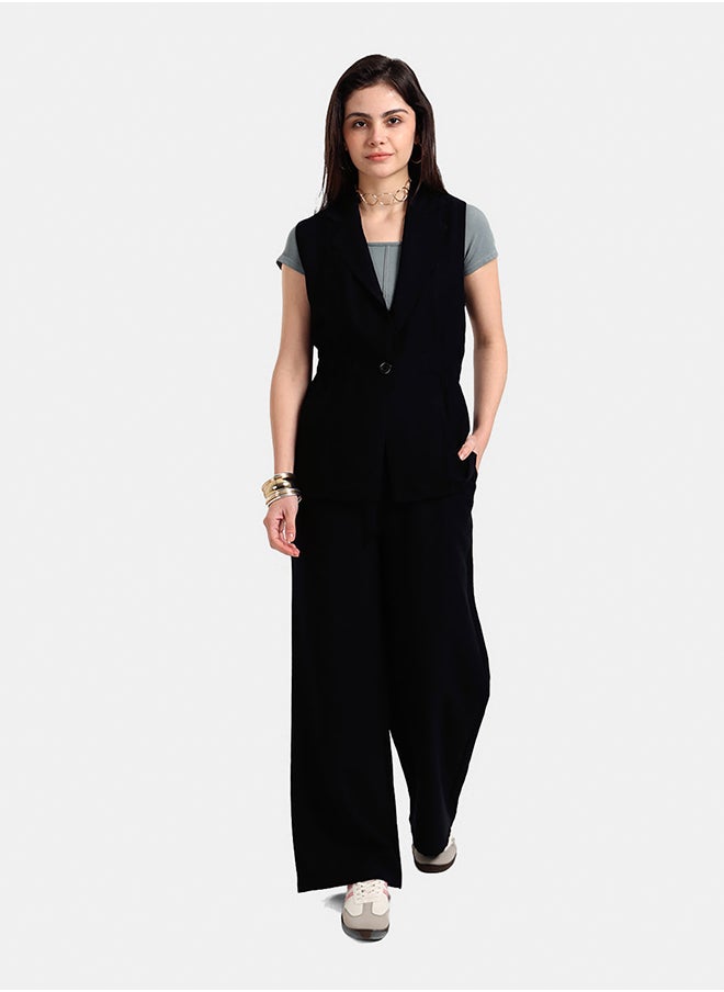 Carina - One-Button Closure Vest - Image 1