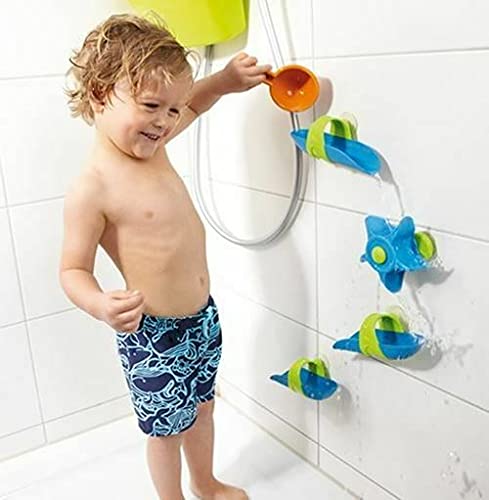 HABA Bathtub Ball Track - 6 Piece Play Set - Fosters Experimentation & Creativity for Ages 3 and Up - Image 5