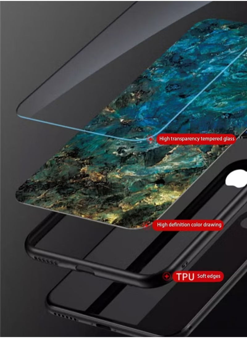 X-level Honor X9a 5G Glass Back Case Cover Shockproof Cover Comfortable Touch Anti-scratch Anti-Fingerprints TPU Full Camera Protection designed for Honor X9a 5G Accessories  - Image 2
