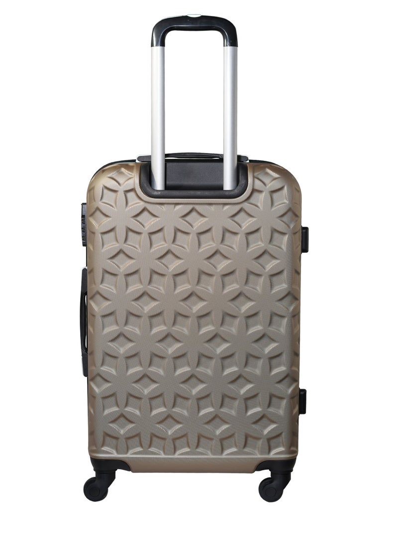 KTMC ABS Luggage 28 inches Checked Suitcases, KTMC-9191 Champagne - Image 2