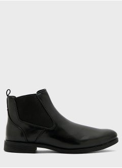 Robert Wood Faux Leather Chelsea Boots  - Image 1