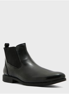 Robert Wood Faux Leather Chelsea Boots  - Image 2