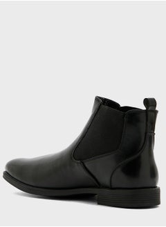 Robert Wood Faux Leather Chelsea Boots  - Image 3