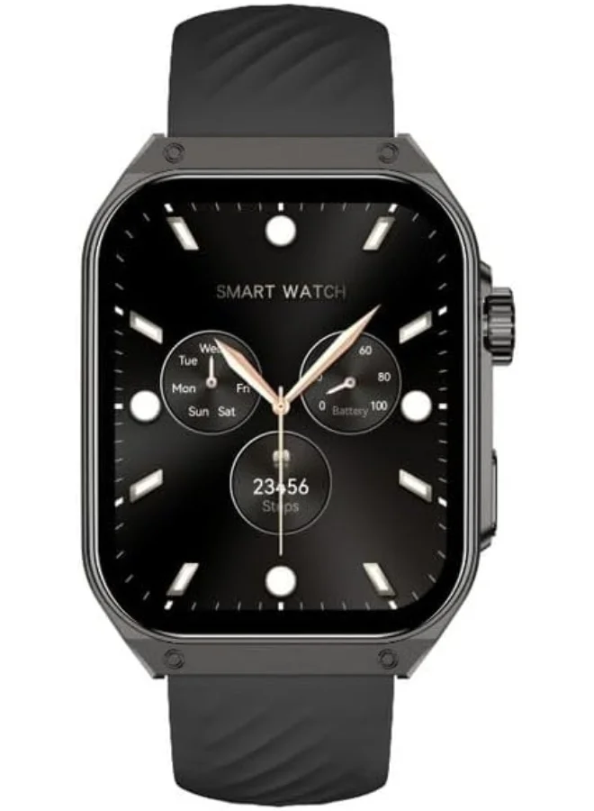 KENNETH SCOTT Unisex Multi Color Dial Smart Watch with Interchangeable Strap - KCRV9-XSBBX