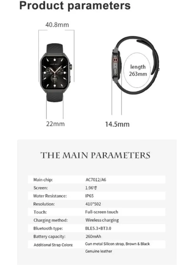 KENNETH SCOTT Unisex Silicone Smart Watch KCRV9-XSBBX - 40.8 mm