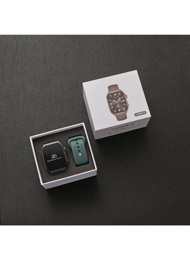 KENNETH SCOTT Unisex Silicone Smart Watch KCRV9-XSBBX - 40.8 mm  - Image 4