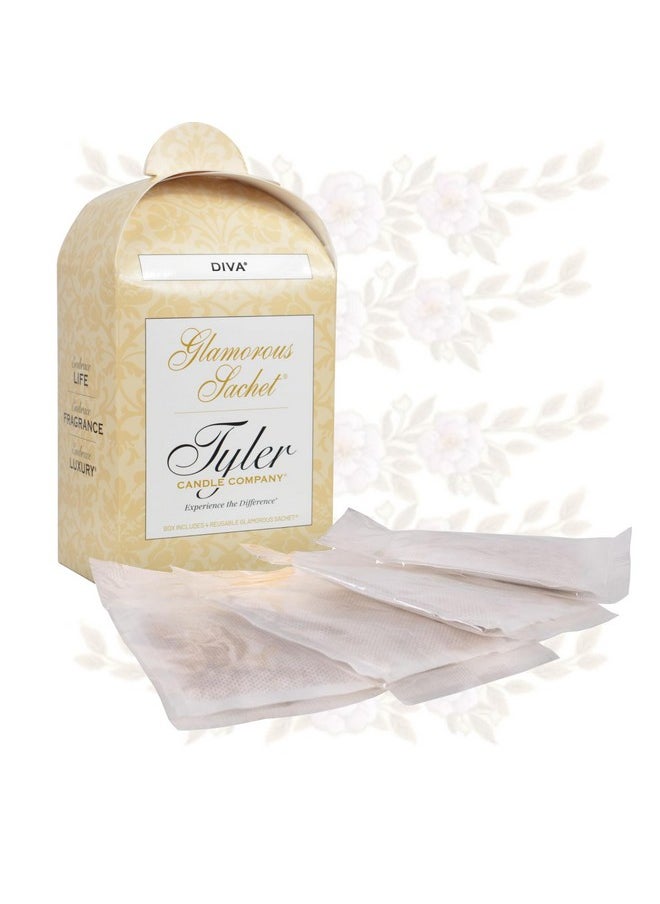 Lumintrail Tyler Candle Diva Dryer Sachets, 8 Glamorous Reusable Dryer Sachets, 2 Pack (4 per Pack) Bundle with Lumintrail Stain Remover Pen, Home Laundry Softener Sheets, Scent for Clean Fabric Detergent Beads  - Image 2