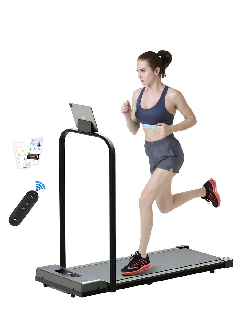 نيهون جهاز المشي الكهربائي القابل للطي من نيهون بقوة 2.0 حصان | جهاز مشي كهربائي قابل للطي مع شاشة LED وجهاز تحكم عن بعد | جهاز مشي أنيق وهادئ للاستخدام المنزلي والمكتبي (سعة 100 كجم) - Image 1