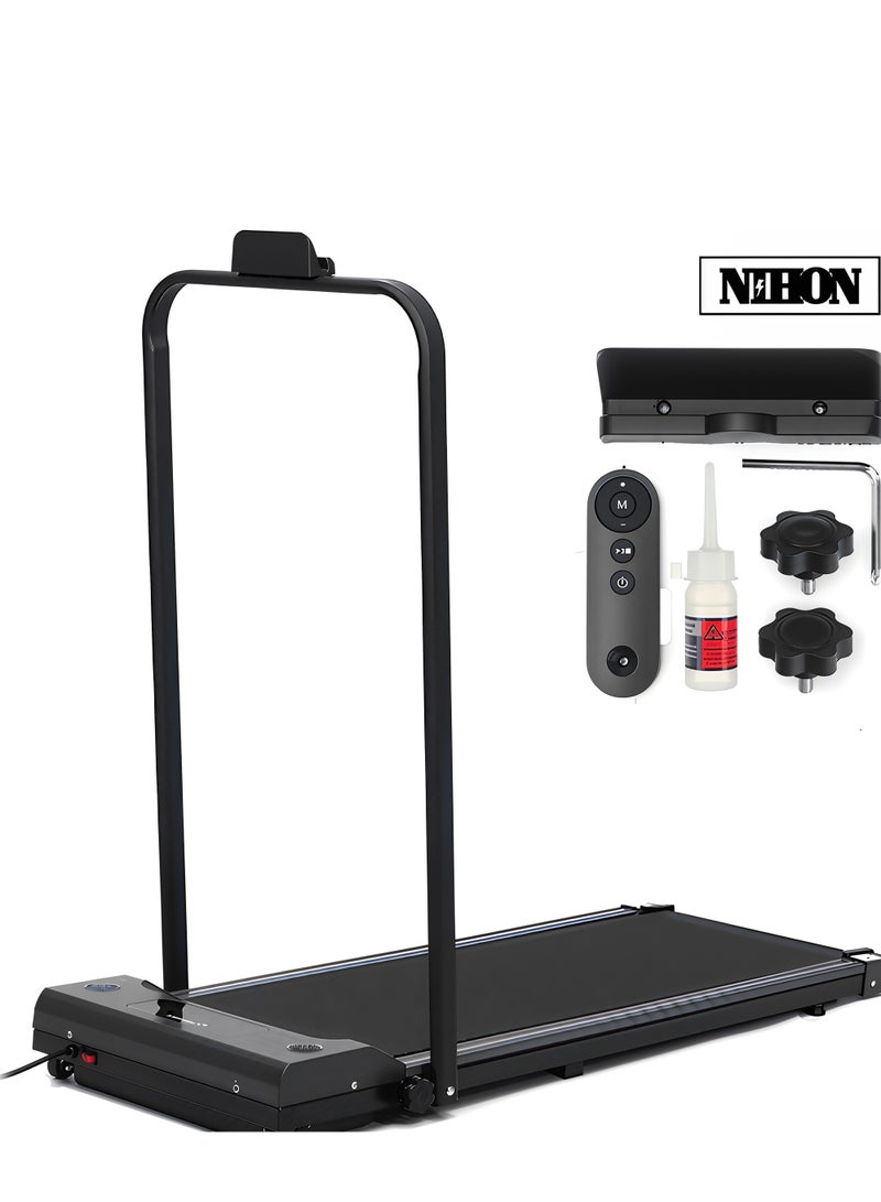 نيهون جهاز المشي الكهربائي القابل للطي من نيهون بقوة 2.0 حصان | جهاز مشي كهربائي قابل للطي مع شاشة LED وجهاز تحكم عن بعد | جهاز مشي أنيق وهادئ للاستخدام المنزلي والمكتبي (سعة 100 كجم) - Image 4