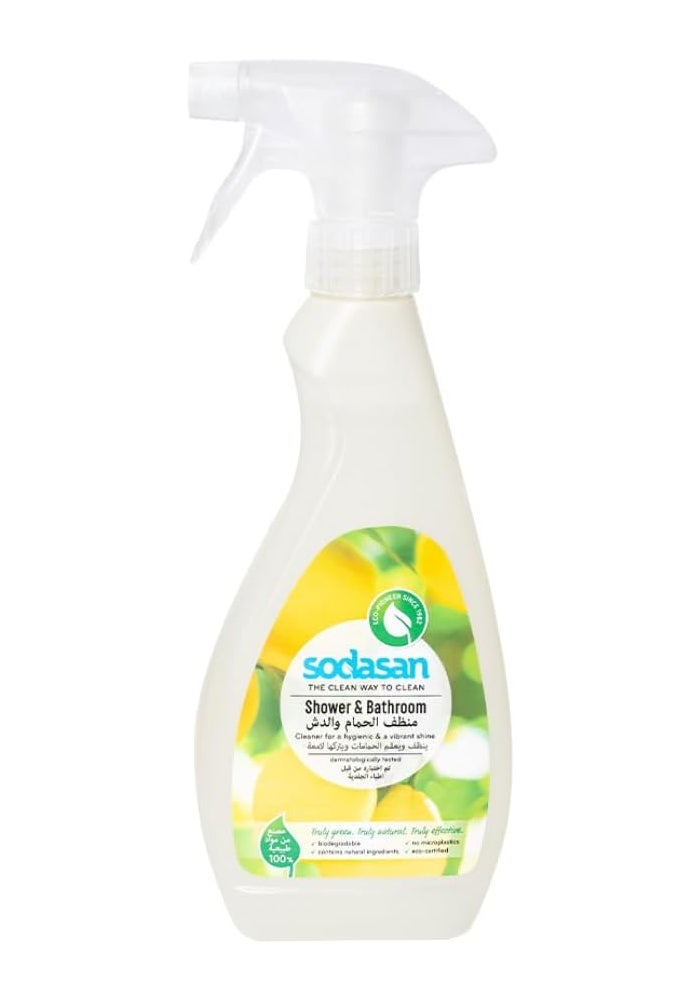 sodasan 100% Natural Shower & Bathroom Cleaner 500ml - Image 1