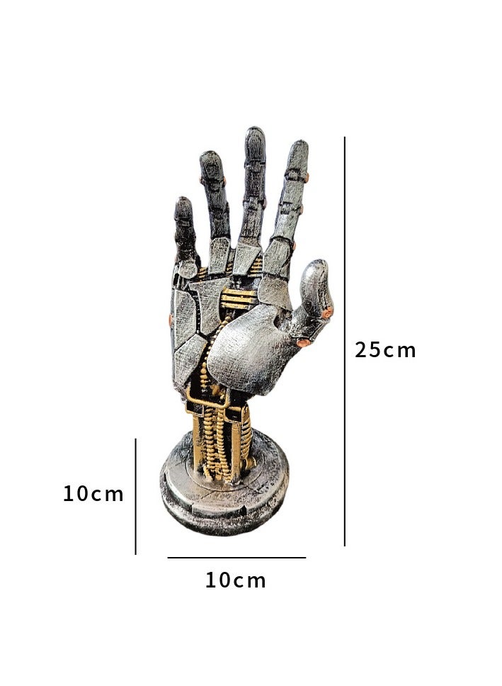 Beauenty Robot Figure Controller Holder  Head Phone Stand, 3D Robotic Arm Game Controller Stand Cool Stuff Controller Holder for Game Room Gaming Decor, Ideal Gifts for Game Player - Image 4