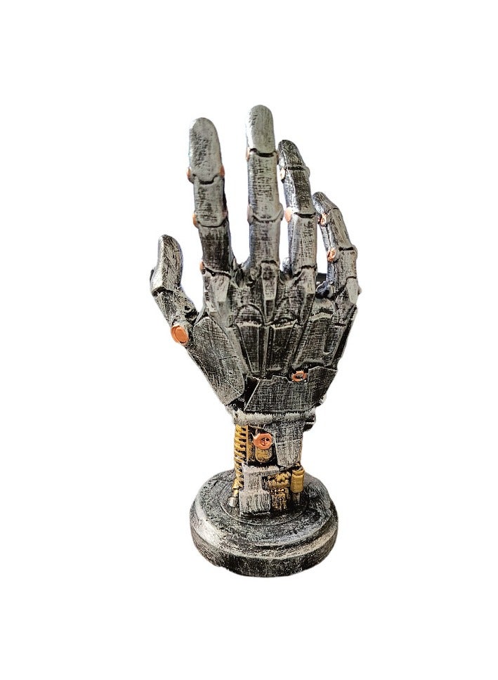 Beauenty Robot Figure Controller Holder  Head Phone Stand, 3D Robotic Arm Game Controller Stand Cool Stuff Controller Holder for Game Room Gaming Decor, Ideal Gifts for Game Player - Image 1