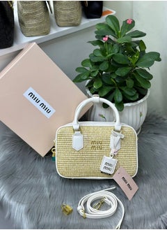 Miu Miu Bowling Pleated Vintage Crossbody Shoulder Bag 