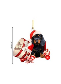 The Bros Dachshund Ornaments, Funny Dog Tree Pendant Ornament, Hanging Pendant Dog Lovers Decorations for Indoors  - Image 4