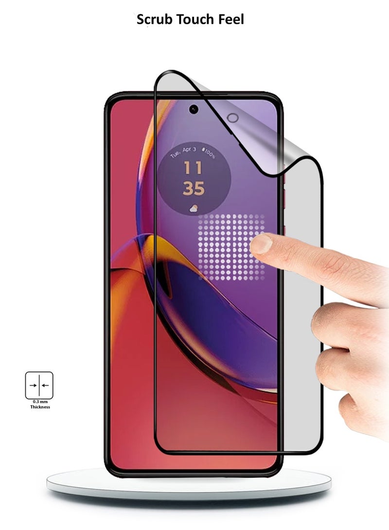 Techie 9D Matte Ceramic Screen Protector Film for Motorola Moto G84 – Smooth Feel Anti Fingerprint Bubble Free - Image 2