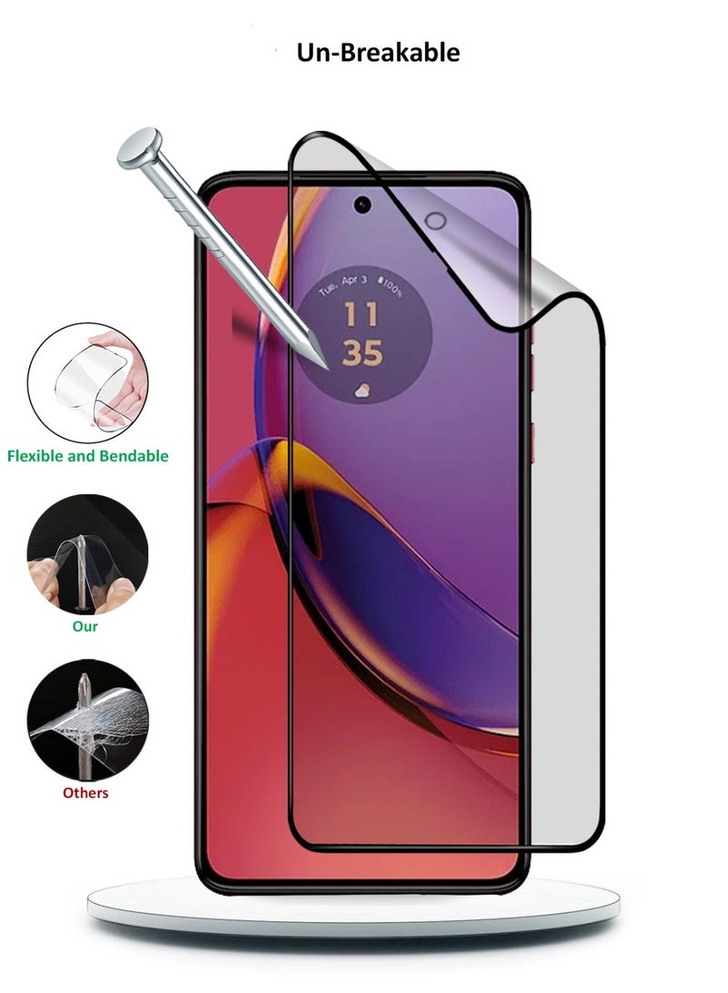 Techie 9D Matte Ceramic Screen Protector Film for Motorola Moto G84 – Smooth Feel Anti Fingerprint Bubble Free - Image 4