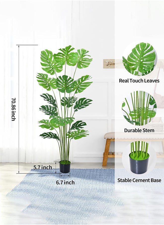 Bolivia's Artificial Trees, Artificial Banana Tree With Perfect Faux Tropical Leaf, Lifelike Artificial Tree For Modern Home Decoration Indoor And Outdoor, Artificial Tree For Office And Housewarming  - Image 4
