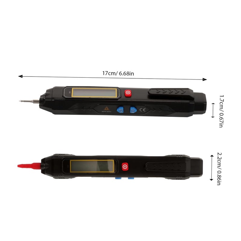 Intelligent Voltage Tester Pen with Digital Display Safe Compact Lightweight for Electricians - Image 3