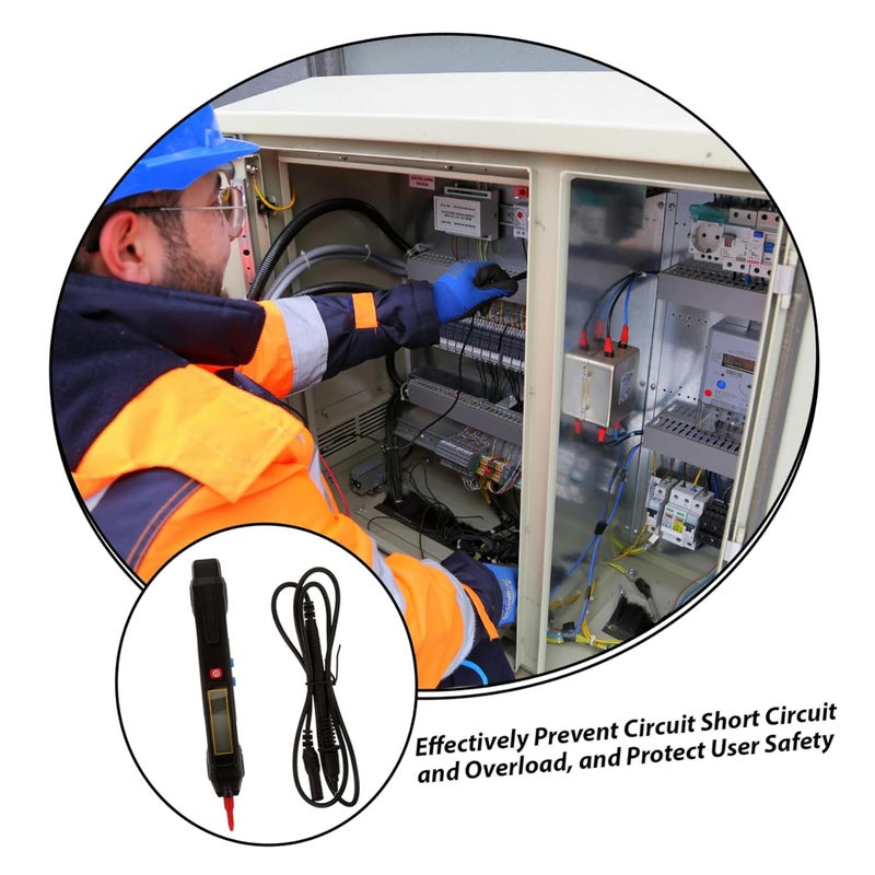 Intelligent Voltage Tester Pen with Digital Display Safe Compact Lightweight for Electricians - Image 5