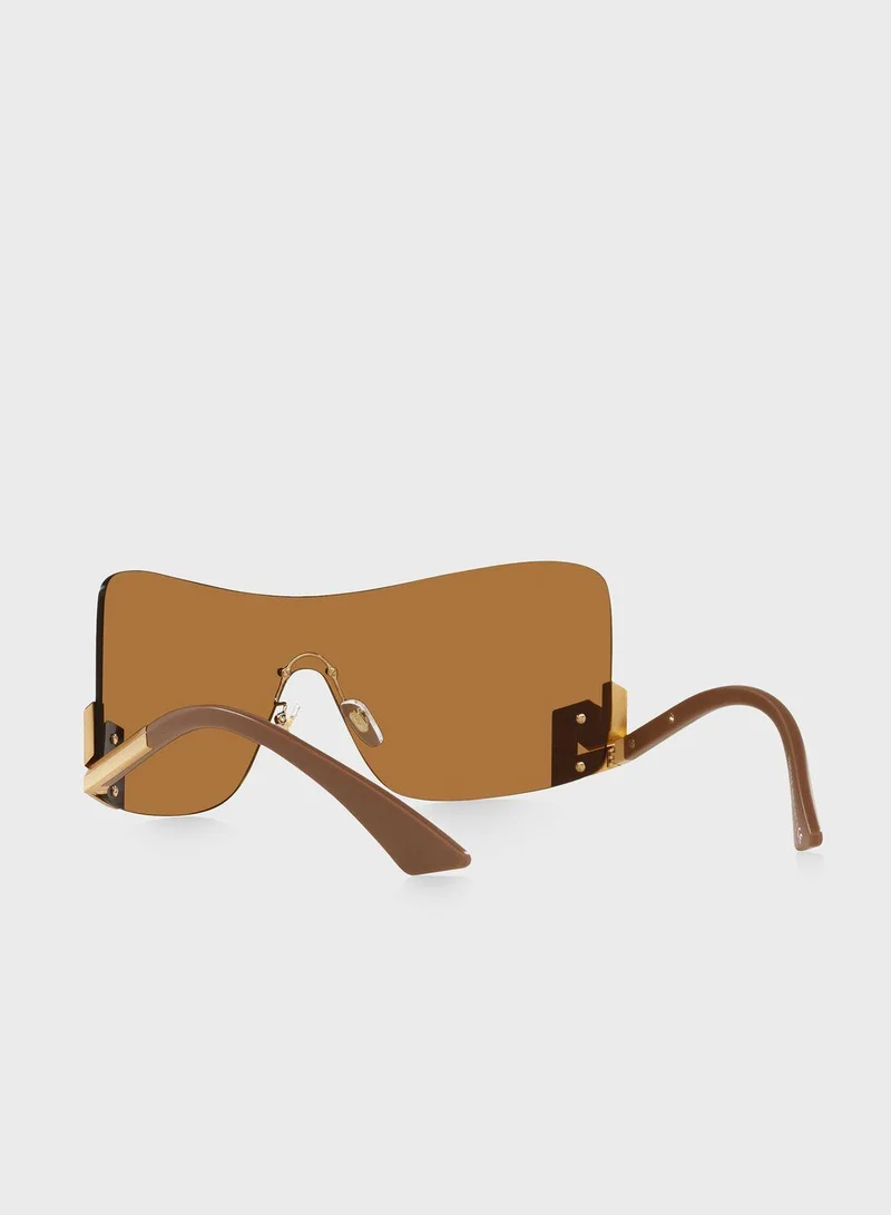 VERSACE 0Ve4404 Wayfarer Sunglasses