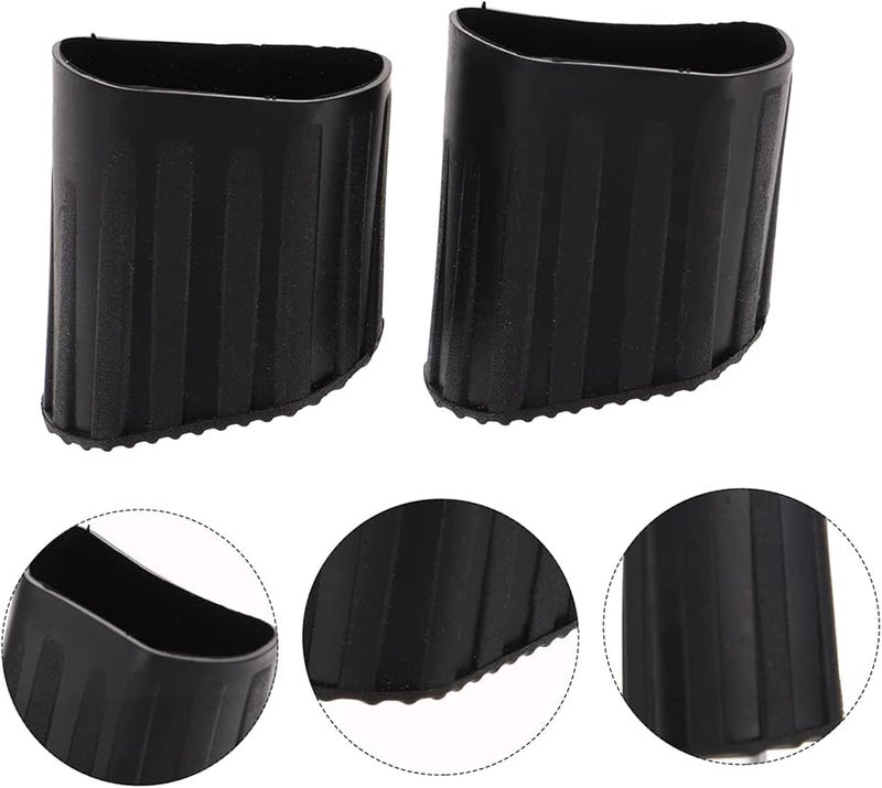 Step Ladder Foot Covers Rubber Pads Non Slip Easy to Install Black - Image 3