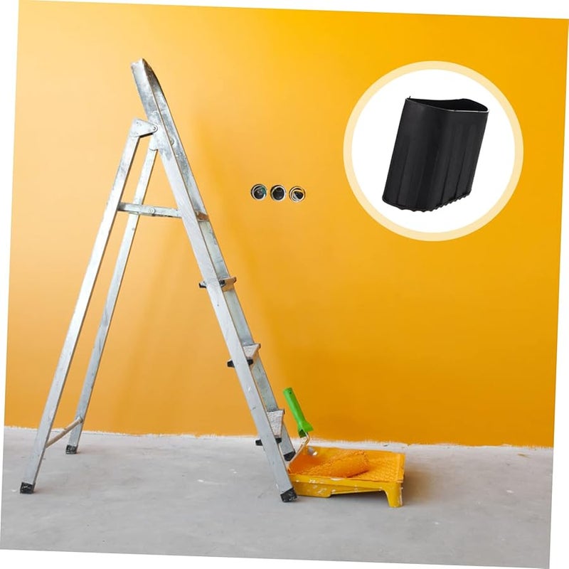Step Ladder Foot Covers Rubber Pads Non Slip Easy to Install Black - Image 4