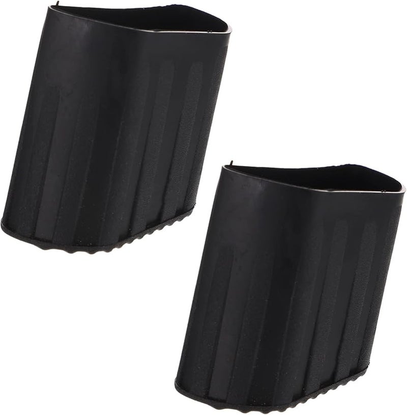 Step Ladder Foot Covers Rubber Pads Non Slip Easy to Install Black - Image 1