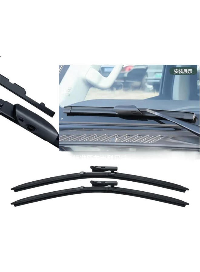 Xufeng Car Accessories (Xufeng) Tank 300 Windshield Wipers For Great Wall Weiyin, Specialized Wey Boneless Wiper Blades, Original Pair Installation - Image 1