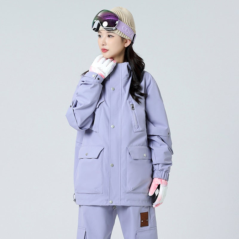 Charge Clothing Detachable Two-Piece Set Of Olympic Grain Velvet Liner For Men And Women Couples Olympic Grain Velvet Warm Down Jacket Three - Image 4