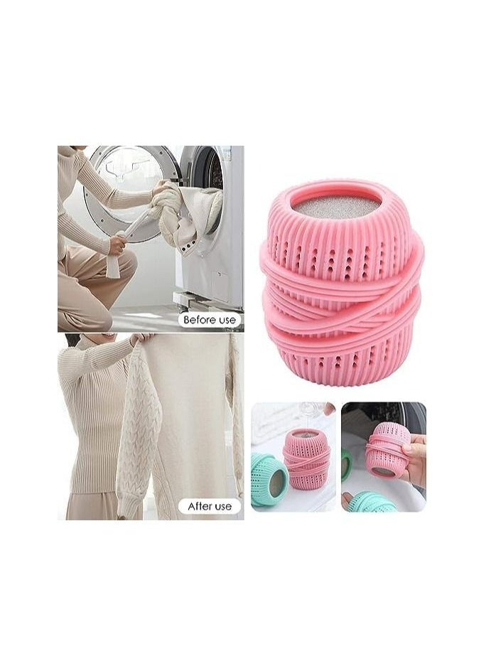 Laundry Balls Anti Winding Washing Machine Ball Lint Remover Pet Hair Remover Laundry Balls Reusable Dryer Balls Anti-Static Fabric Softener Washer Balls for Washing Machine