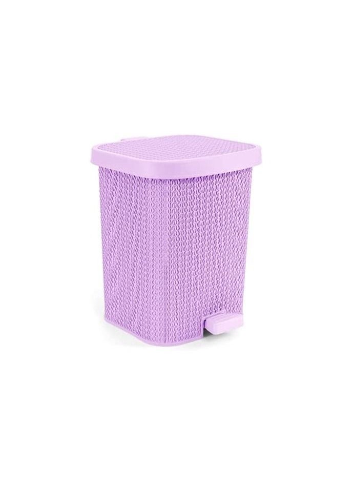 El Helal & Silver Star - Palm Small Trash Can Mauve 250119 - Image 1