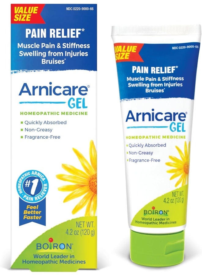 Boiron Boiron Arnicare Gel for Relief of Joint Pain, Muscle Pain, Muscle Soreness, and Swelling from Bruises or Injury - Non-greasy and Fragrance-Free - Image 1