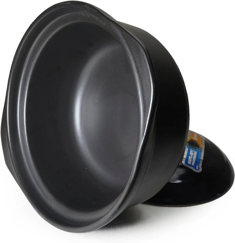 ZHCHSH Casserole Clay Pot Heatresistant Premium 100oz Ceramic Bowls Lid Cooking Soup Black Ceramics Lid - Image 5