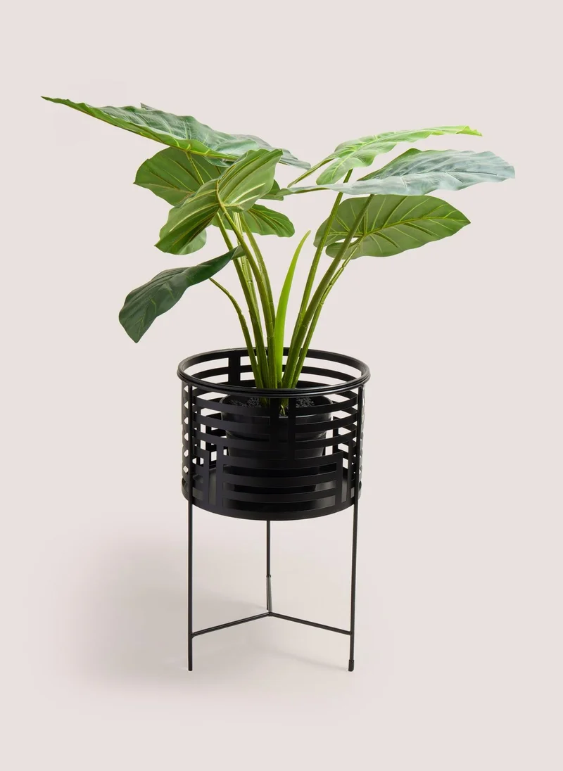 Matalan Black Medium Geo Cut Out Planter (55cm)