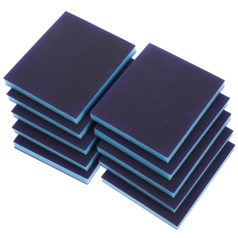 10Pcs Sanding Sponge Set 800 1000 Grit Washable Abrasive Blocks For Wet Dry Use - Image 2
