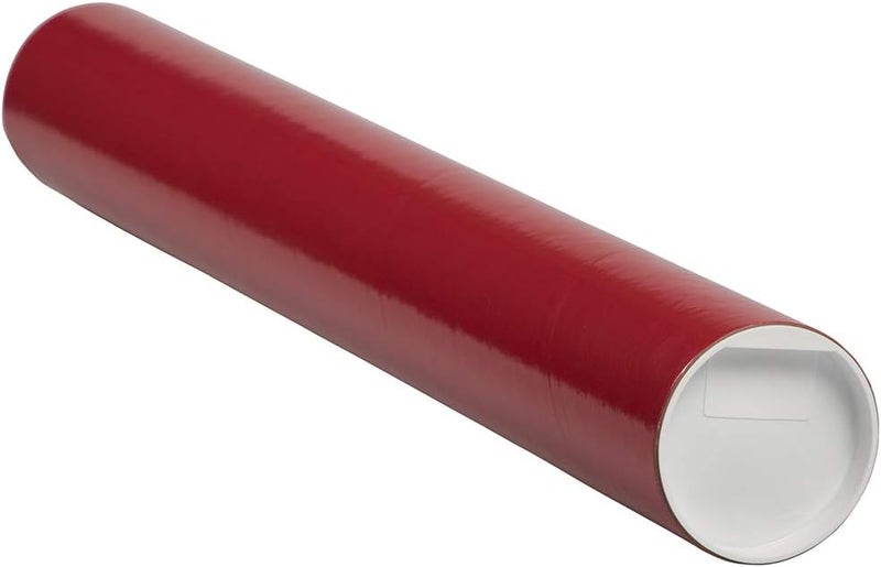 JAM Paper ® 3 × 24 أنبوب بريد - أحمر - يباع بشكل فردي - Image 1