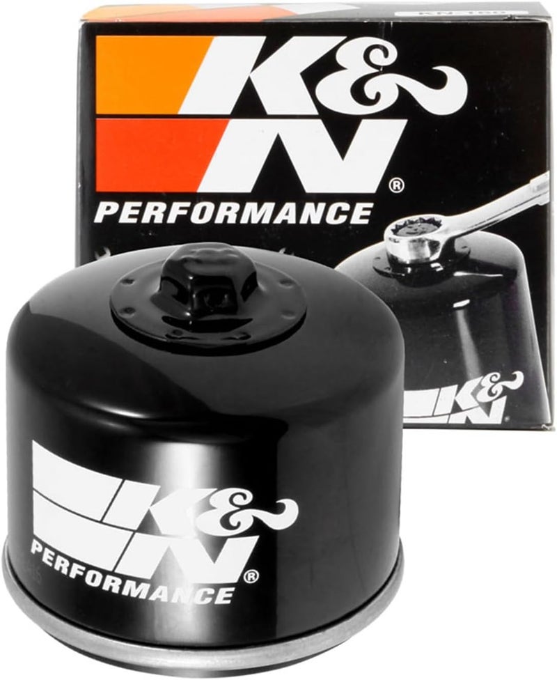 K&N Motorcycle Oil Filter KN-160 - High Performance for BMW Motorcycles - Image 1