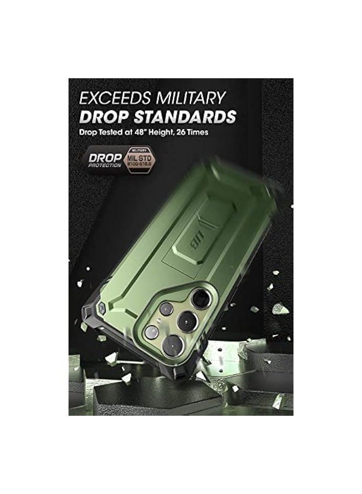 SUPCASE [Unicorn Beetle Series] Case Designed For Galaxy S23 Ultra 5G (2023) / S22 Ultra 5G (2022), Slim Rugged Shockproof Protective Case with Built-in Kickstand - Guldan - Image 3