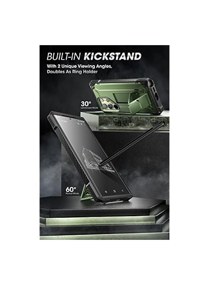 SUPCASE [Unicorn Beetle Series] Case Designed For Galaxy S23 Ultra 5G (2023) / S22 Ultra 5G (2022), Slim Rugged Shockproof Protective Case with Built-in Kickstand - Guldan - Image 4