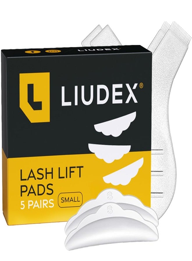 LIUDEX Silicone Lash Lift Shields - 5 Pairs (Small) | Reusable Eyelash Perm Rods for Professional & Home Lash Lifting - Image 1