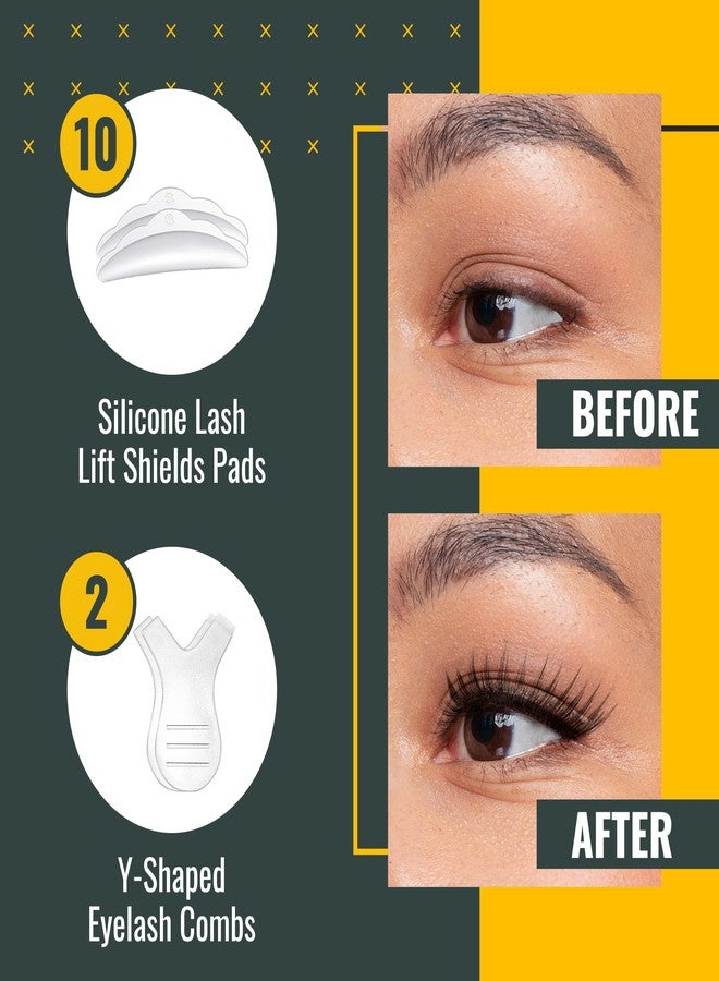 LIUDEX Silicone Lash Lift Shields - 5 Pairs (Small) | Reusable Eyelash Perm Rods for Professional & Home Lash Lifting - Image 5