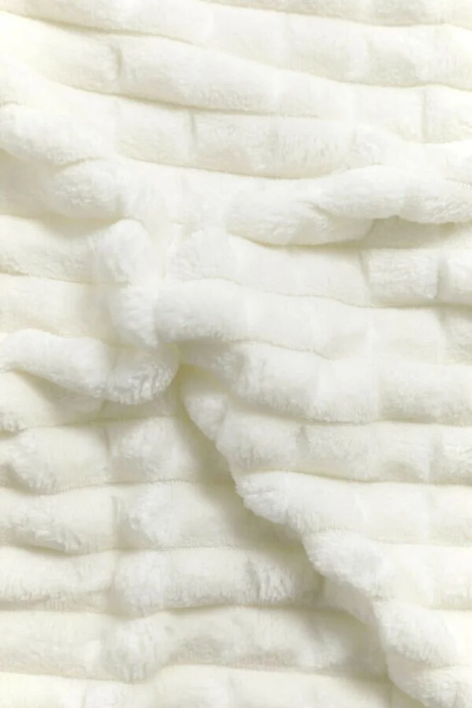 ميرينوس Modern Line 3 Piece Blanket Set - Ecru (Boxed Dowry Box)
