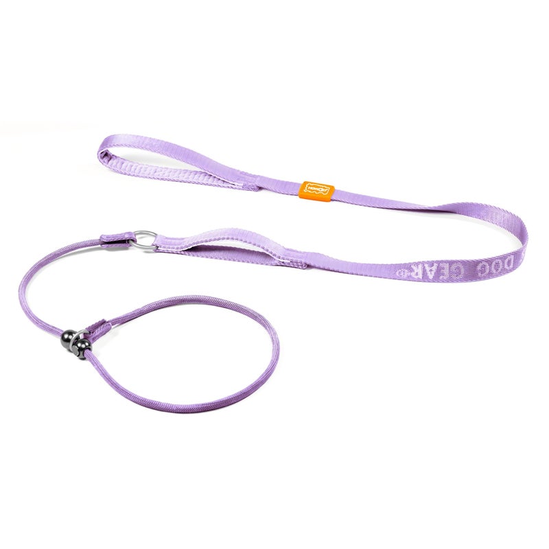 Howgo Dog Slip Lead Dog Leash, Training Leash, No-Pull Lightweight Slip Lead and Collar, Heavy Duty & Durable, Padded Handle, for All Breeds (Lavender, 5FT) - Image 1