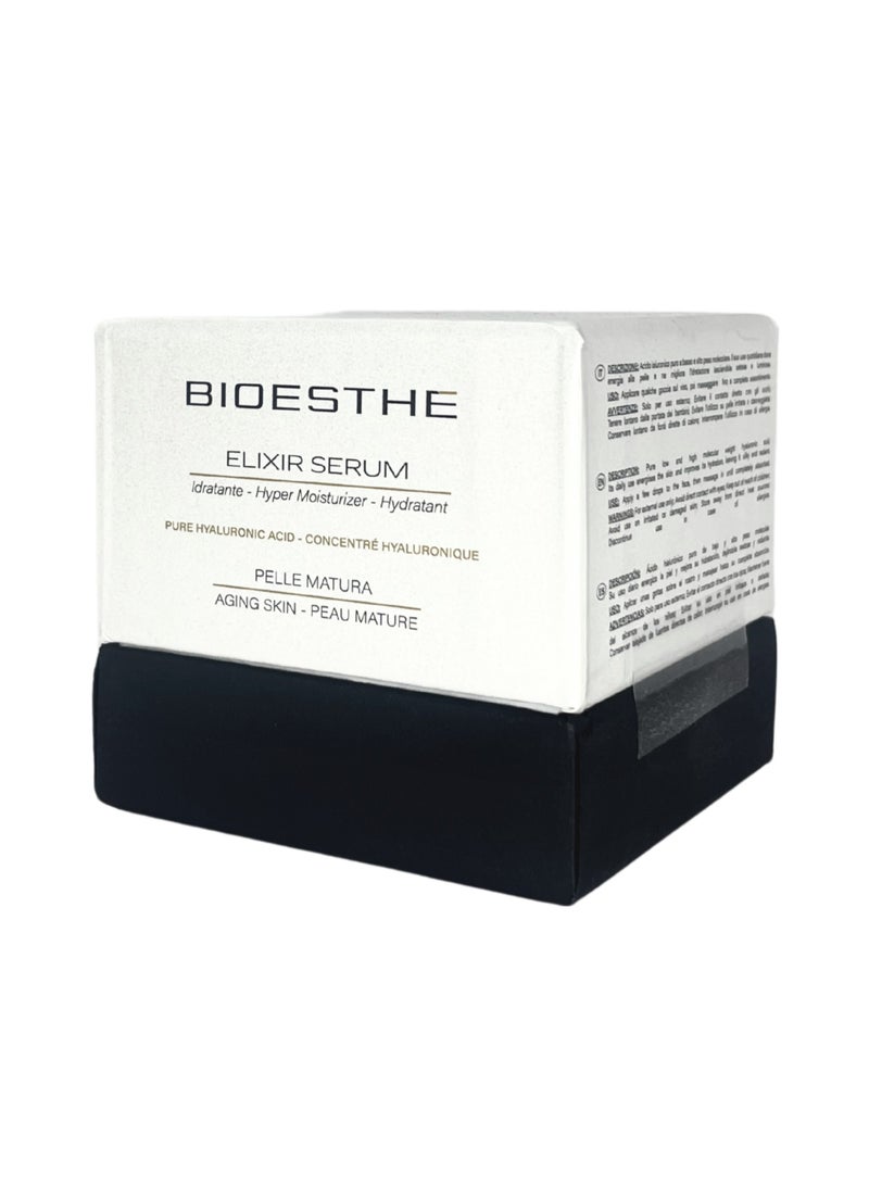 Bioesthe Hydrating Hyaluronic Acid Serum with Biomimetic Peptides (Ialurofiller) – Anti-Aging, Wrinkle-Reducing, Collagen-Boosting Formula – Deep Moisturization & Skin Smoothing – 30ml - Image 2