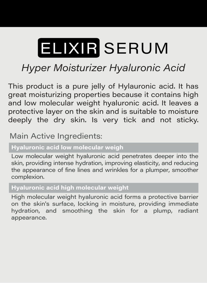 Bioesthe Hydrating Hyaluronic Acid Serum with Biomimetic Peptides (Ialurofiller) – Anti-Aging, Wrinkle-Reducing, Collagen-Boosting Formula – Deep Moisturization & Skin Smoothing – 30ml - Image 3
