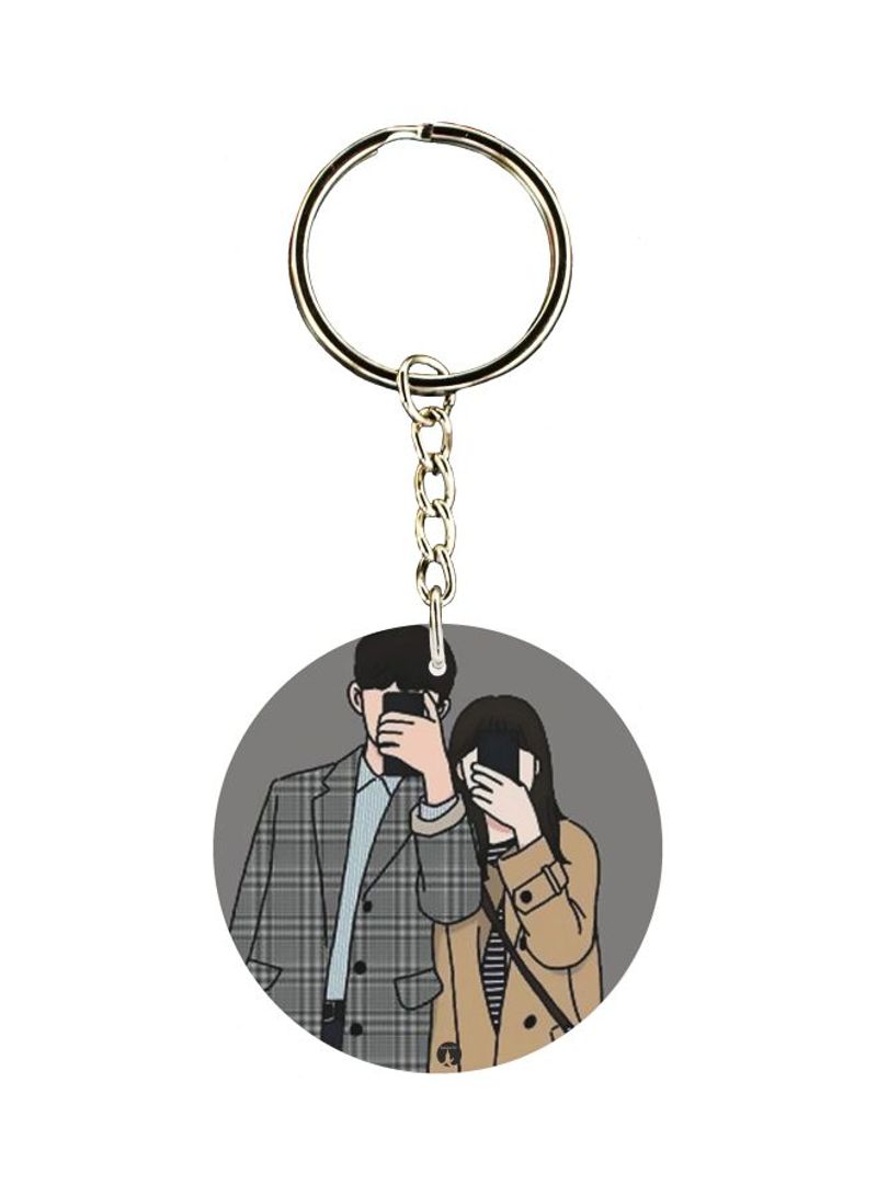 RKN Character Printed Keychain